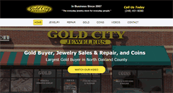 Desktop Screenshot of goldcityjewelry.com